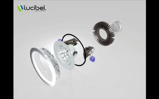 Lucibel Asia’s LED reflector lamp features advanced anti-glare technology and a heat-sink module with super-slim aluminum fins.