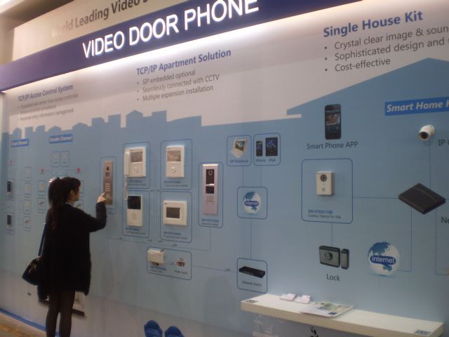 The integrated video door phone system is developed with network connectivity for both commercial and residential use.