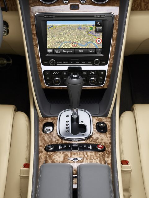 On-screen navigation becomes standard on more new cars. (photo from Bently)
