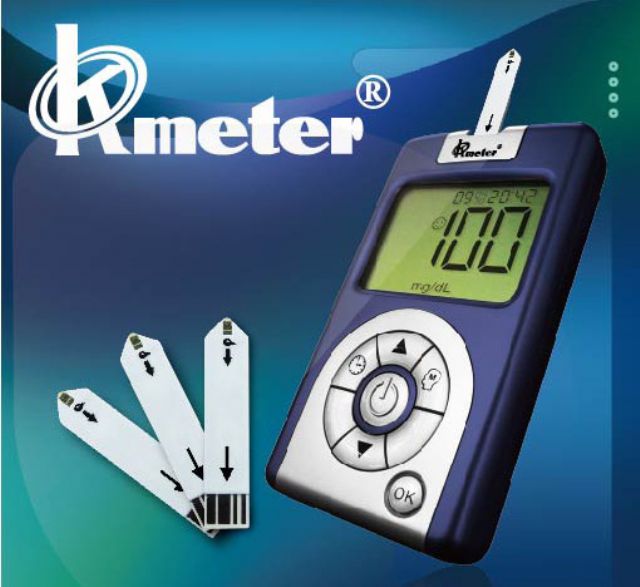 The Okmeter Blood Glucose Monitoring System from OK Biotech Co.(photo from the company)