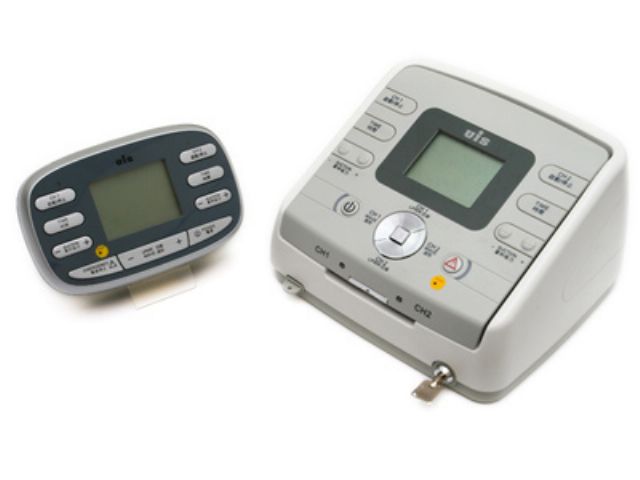 This laser acupuncture device from Team-up Technology provides non-invasive acupuncture for pain relief and rehabilitation. (photo from the company)