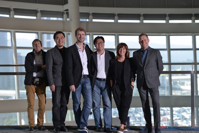 The jurors,left to right,Jan Fellstorm, Terry Ko, Olivier Molody, Manfred Wang, Sylvia Feichtinger, Simon Loasby. 