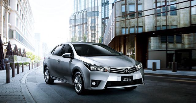 The Toyota new Corolla Altis.