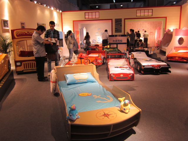 Children’s beds were a focus of attention at 2014 CIFF.  