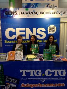 CENS representatives display CENS publications at TAPA.