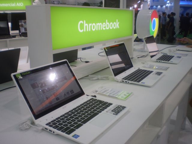 Chromebook laptops could revive growth in global laptop shipments.