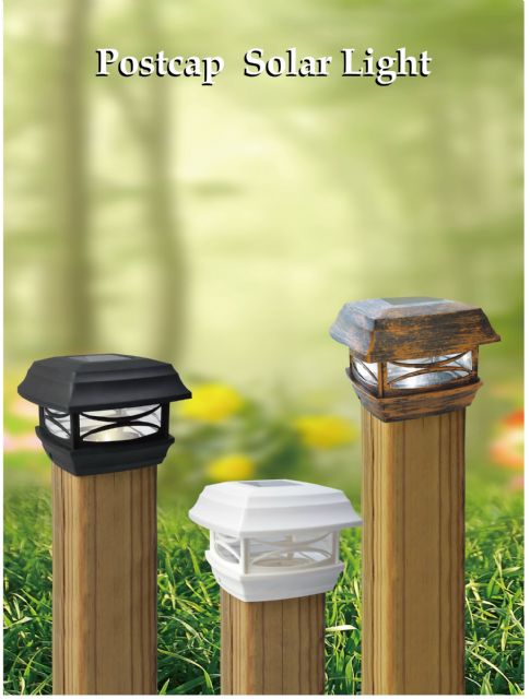 The Solar Postcap Light addresses concerns about eco-friendliness and environmentally harmonized garden decoration.