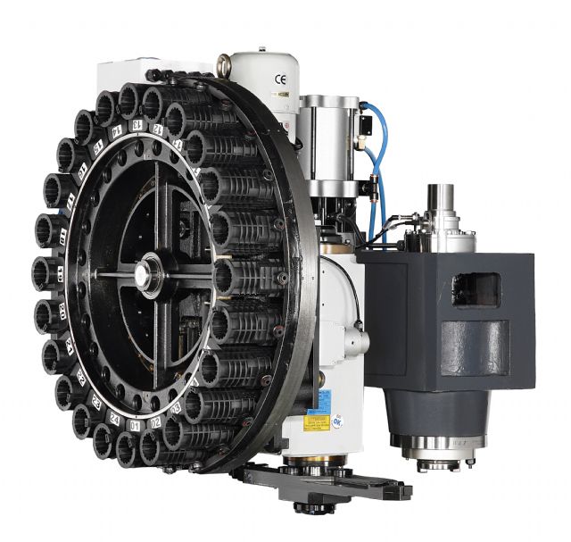 Sanjet's SKDI-branded high-speed variable-frequency automatic tool changer. 
