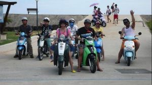 Taiwan's government plans to boost subsidies for e-scooters, especially in offshore island areas. (Photo from UDN)
