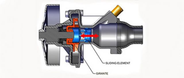 The modular pump helps improve engine efficiency and reduce fuel consumption.