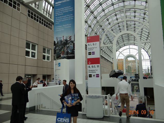 CENS' representatives at Automechanika Frankfurt 2014 held September 16-20.