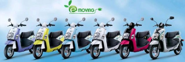 In the first eight months of 2014, CMC's e-scooters won market share of over 80% in Taiwan. (photo from company's website)