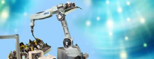 A robotic arc welding system made by Mirle. (photo from Mirle's website)