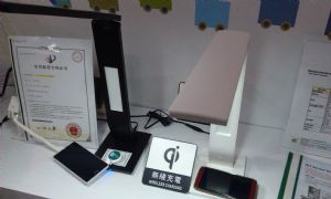 Home Resource's Qi wireless charging desk lamp. 