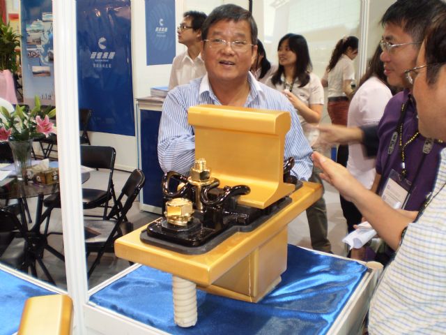 Fasteners for high-speed railway construction are among Chun Yu’s major product offerings.