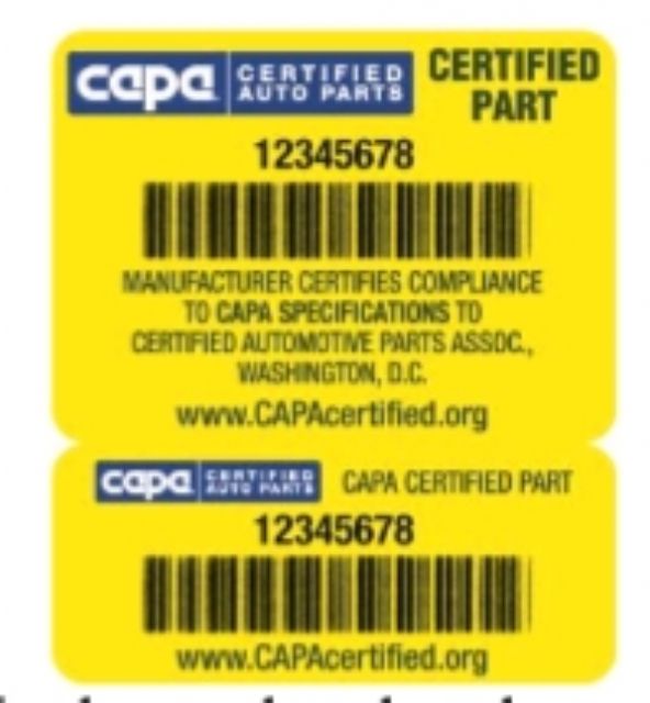 Caption 2: CAPA claims that the CAPA Seal remains the key to protecting consumers from poor quality and potentially unsafe parts. (Photo from CAPA)