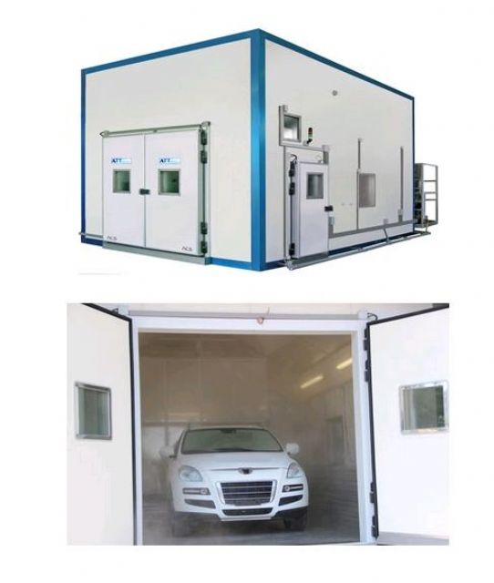 ARTC's corrosion test lab for passenger cars. (photo from ARTC)