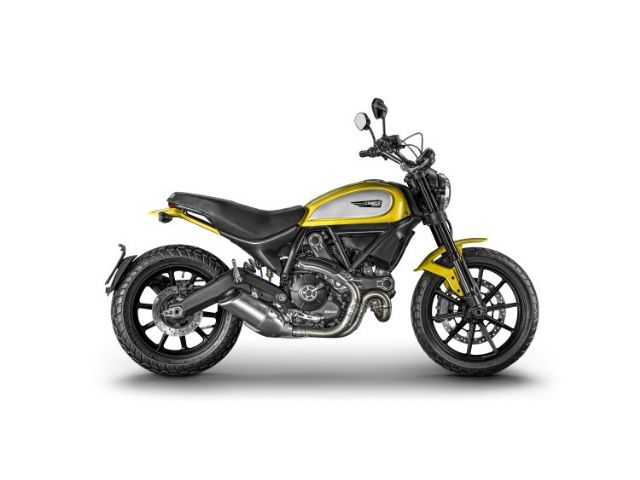 Ducati Scrambler is a new classic-style monster model expected to win flooding orders from baby boomers. (Photo from Ducati)