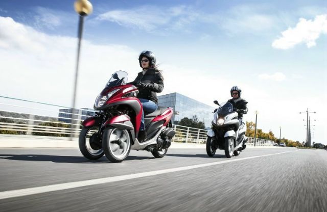 Yamaha Tricity aims at urban commuting market. (Photo from Yamaha)