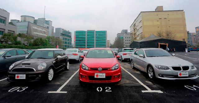 Used cars for sale at Taikoo's new center in Neihu, Taipei. (Source: Taikoo)