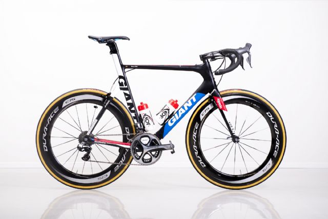 A high-end road racer by Giant, a major global vendor of high-end bicycles headquartered in Taiwan. (photo from Giant)