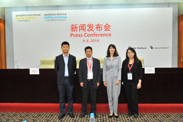 Executives from Mess Frankfurt (Shanghai) in a post-conference photo op. 