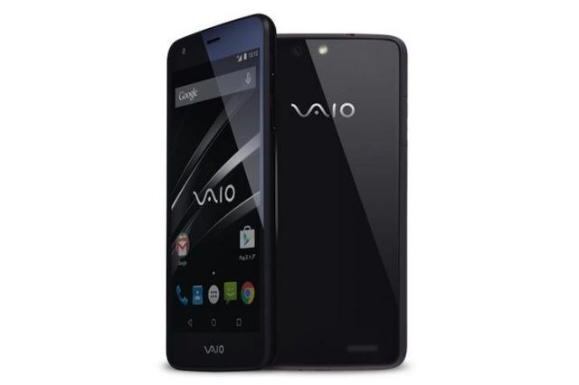 The VAIO Phone smart phone launched by the eponymous Japanese PC vendor. (photo from Vaio)
