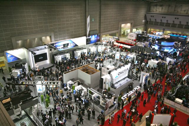 JIMTOF 2014 drew over 130,000 visitors to set record and rank  world’s No.4 as machine tool fair (photo courtesy of JMTBA).