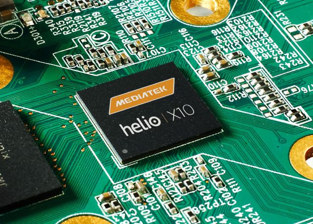 MediaTek began in Q1 volume shipments of its Helio X10 8-core smartphone chips targeting high-end market. (photo from MediaTek)