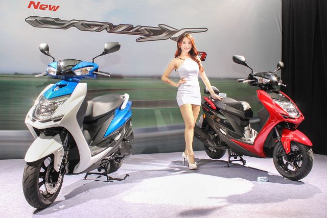 Yamaha Taiwan's new CygnusX luxury version with front and rear disc-brakes gained immediately hot market response. (photo from Internet)