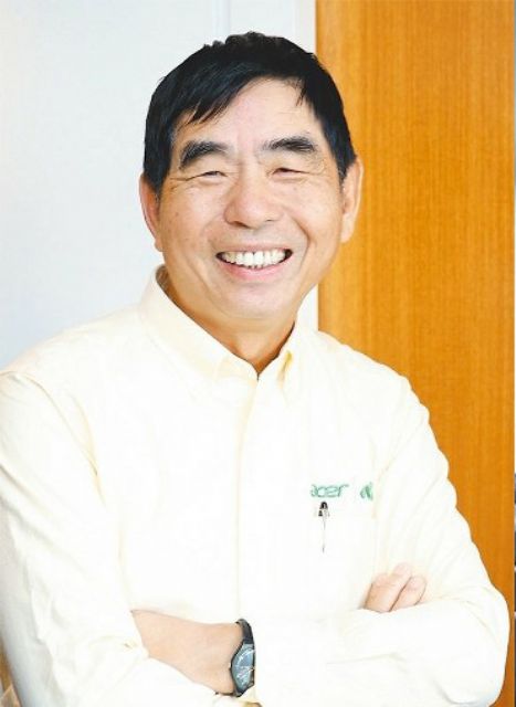 George Huang, co-founder and chairman of Acer. (photo from UDN)

