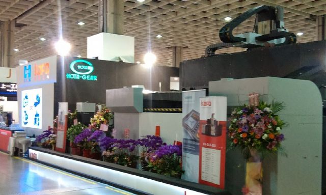 Kao Fong prepares itself to take on strengthening mainland Chinese competitors on international machine tool market. (Pictured is the company's booth at a Taipei trade show in 2015)