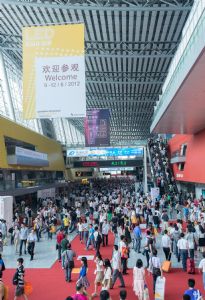 Five trends are predicted in mainland China's LED industry in 2015. (Pictured is an LED trade show in Guangzhou.)