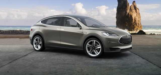 Tesla is scheduled to launch the Model X electric SUV in Q3, 2015. (photo from Tesla's website)
