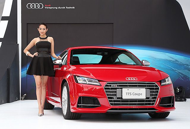 The new Audi TTS coupe just introduced in Taiwan. (photo of U-Car News)