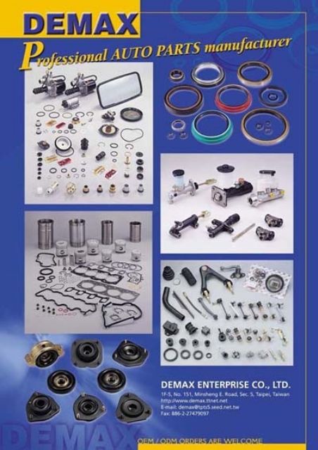 Demax supplies wide-ranging quality parts for cars, trucks, trailers, etc.