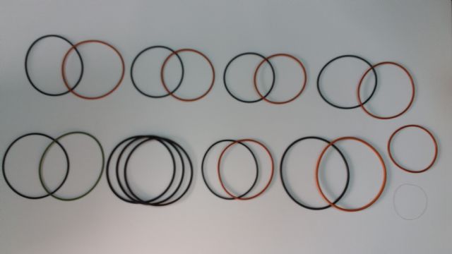 Various types and sizes of o-rings supplied by Pro Joint. 