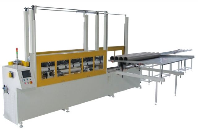 The automatic paper core cutter supplied by Career industry