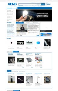 CENS' dedicated webpage “Lighting & LEDs” on CENS.com.