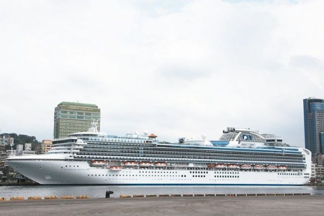 Keelung Port is among Asia’s top-5 cruise ports by passenger arrivals, reports TIPC. (photo courtesy of UDN.com)