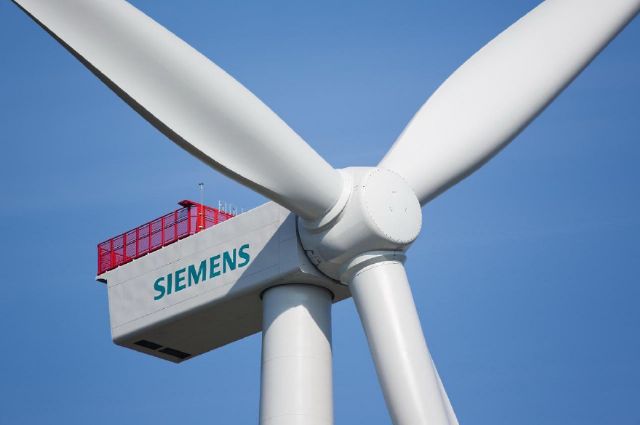 Siemens' SWT-4.0-120 G4 platform wind turbines each  supplies 4 megawatts for the Formosa Phase 1 offshore wind farm. (photo from Siemens Taiwan)