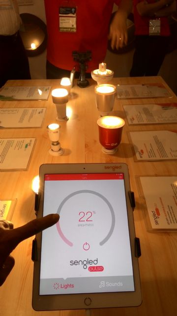 Sengled's smart technology enables users to control lighting with mobile computing devices like tablet PC.
