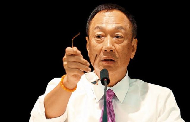 Hon Hai's chairman Terry Gou. (photo from UDN)