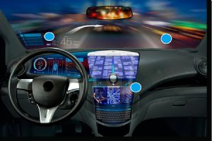 One of the rapidly expanding segments in automotive-electronics market is automotive display. (photo from Internet)