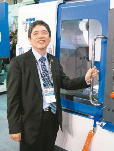 Tongtai continues to build sales of aircraft-making machine tools. (Pictured is group chairman, R.X. Yen)