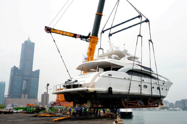 Taiwan is the globally fourth-largest yacht building country in the 2016 global top-10 rankings issued by Boat International Media (photo courtesy of Kaohsiung City Hall).