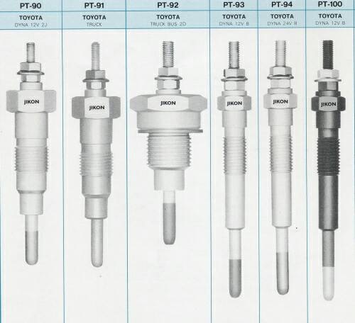 Jin Bao Yuh’s glow plugs come in various specifications and are marketed globally under its “JIKON” brand.