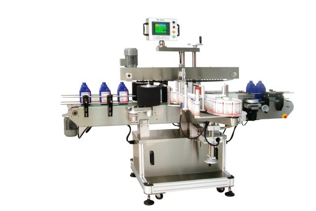 An advanced labeling machine developed in Taiwan.