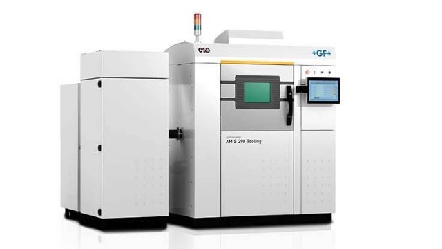 The AgieCharmilles AM S 290 Tooling, based on the EOS technology, is GF Machining Solutions’ first 3D printing solution fully aligned with the mission of resolving manufacturers’ real-life application and business challenges (photo courtesy of GF Machining Solutions).