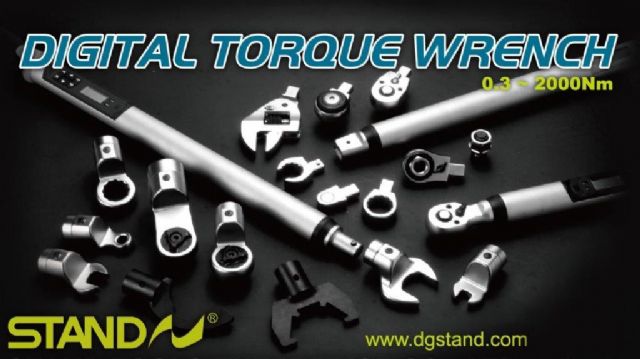 Stand Tools provides a variety of interchangeable heads for its digital torque wrenches to meet different purposes (photo courtesy of Stand Tools).